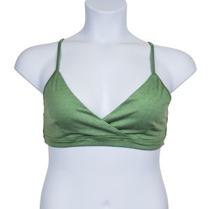 WellBeing + BeingWell Green Willow Sports Bra Size L